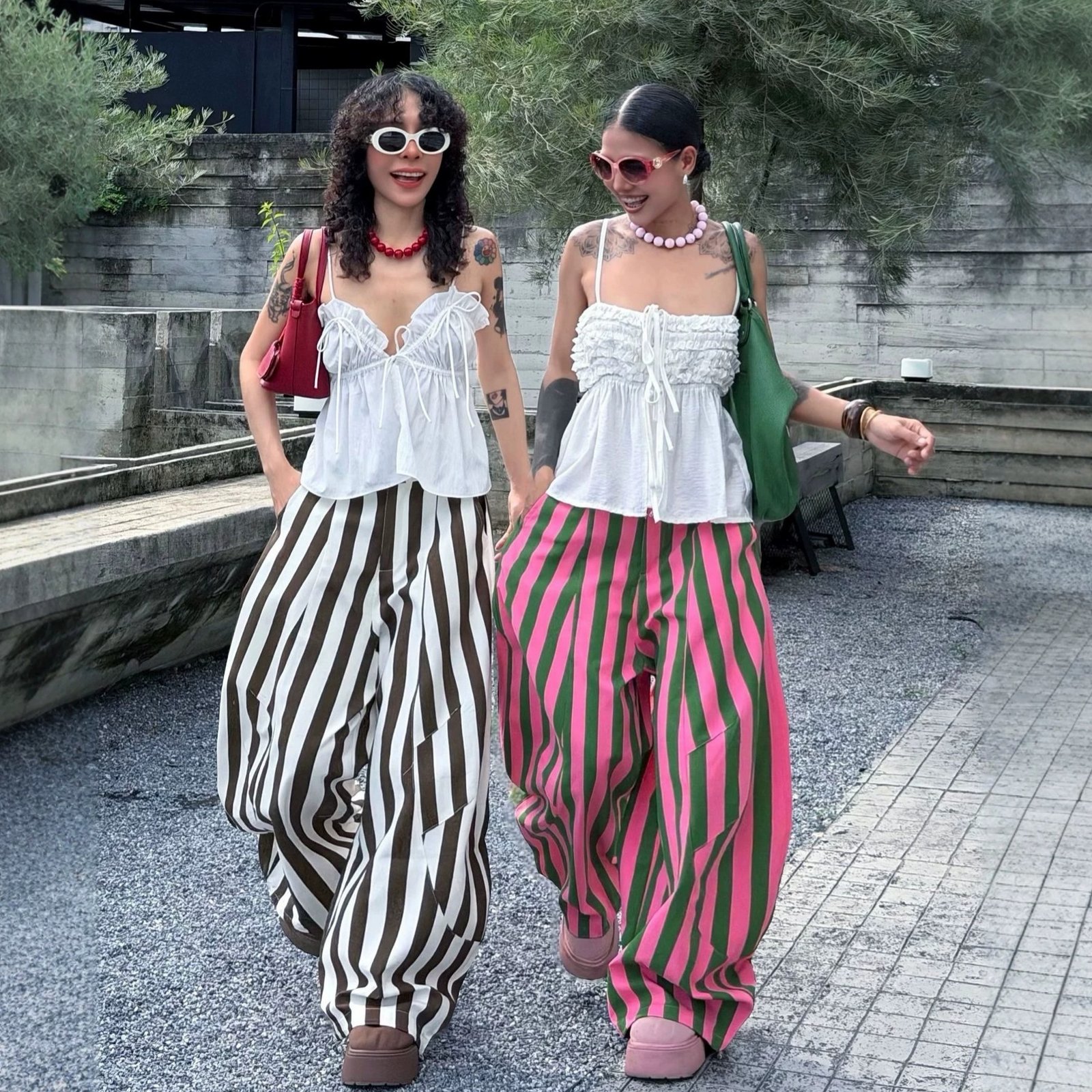 Women's Loose-fitting, Fashionable High-waisted Wide-leg Pants - الصورة 8